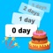 Birthday reminder and countdown with photos