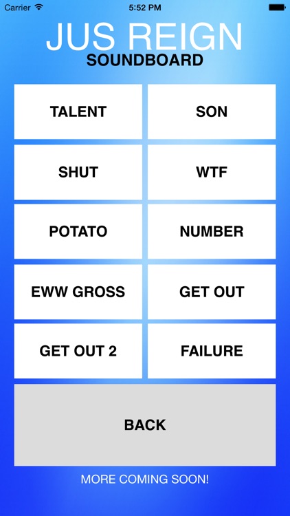 Jus Reign Vine Soundboard