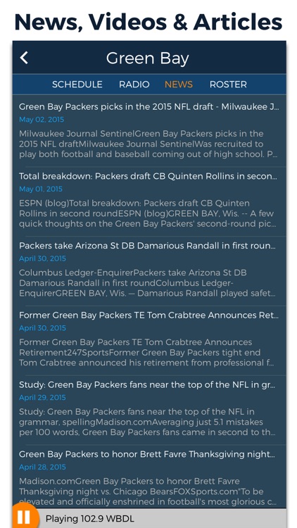 Pro Football Radio & Live Scores screenshot-3