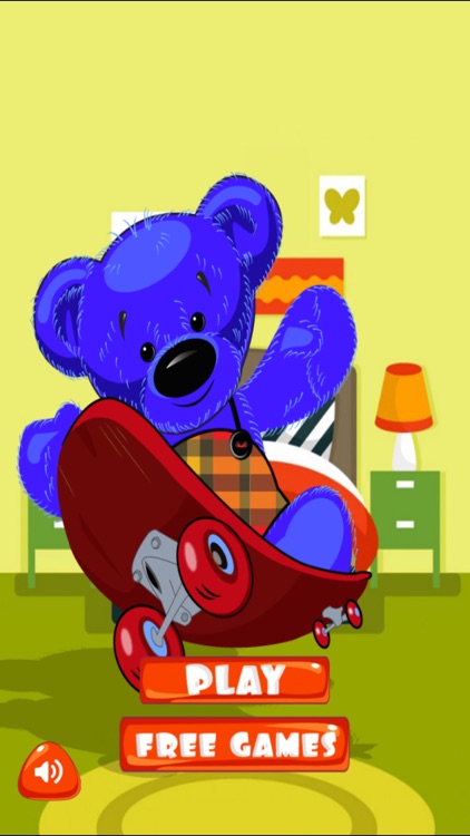 Teddy Bear Heart Couple - Stuffed Toys Skateboard Adventure (Free) screenshot-4