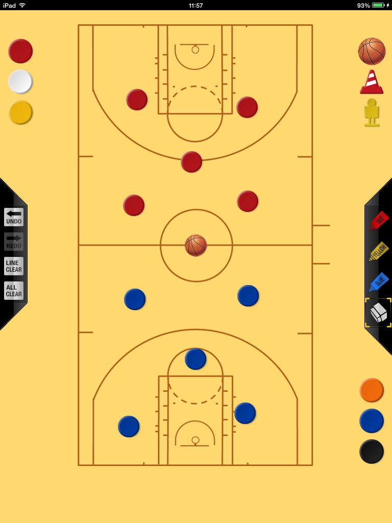 バスケットボール作戦盤　無料版 screenshot 3