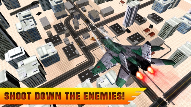 Jet Fighter City Attack