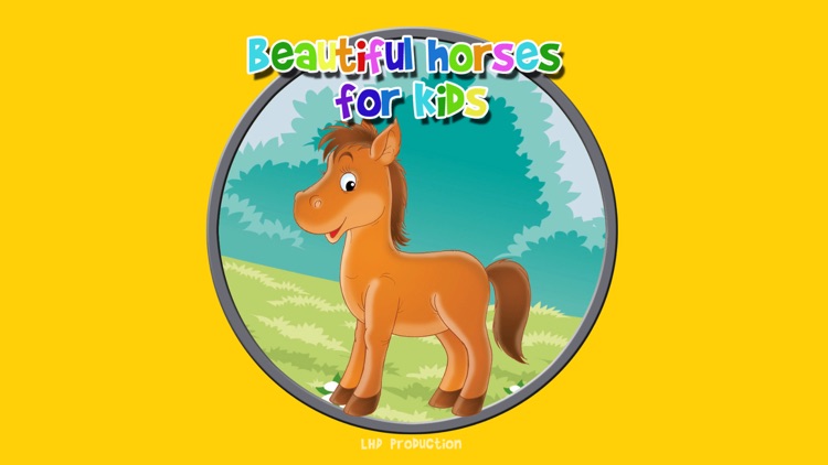 beautiful horses for kids - free game