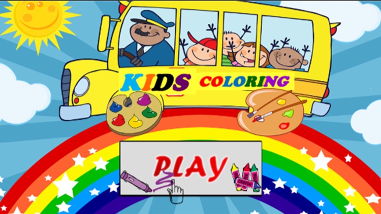 Kids coloring book or games for kindergarten