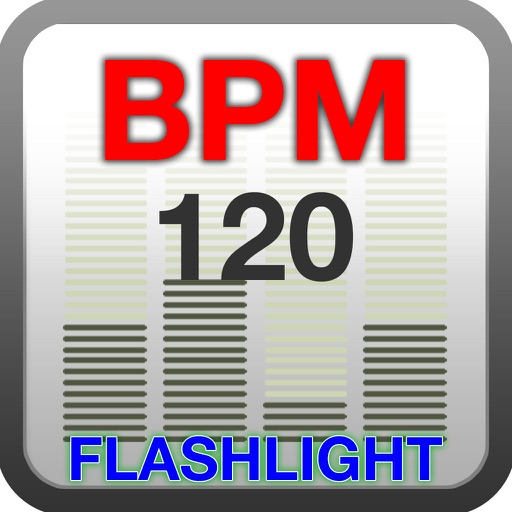 BPM Finder: Flash Torch at Music Beat Per Minute Rate Icon