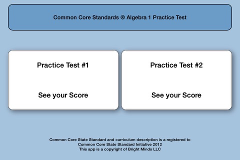 Common Core Math Algebra-I Practice Test screenshot 3