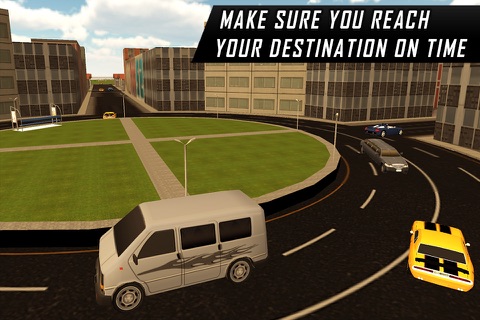 Real Mini Bus Driver 3D: City Taxi Simulator screenshot 2