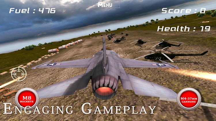 F-16 Fighting Falcon - Combat Flight Simulator of Infinite Fighter Hunter screenshot-4