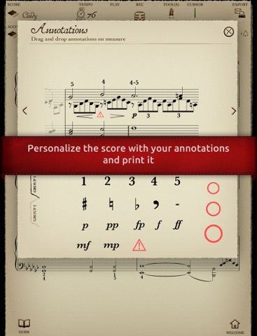 Play Schubert – Impromptu n°3, Opus 90 (partition interactive pour piano) screenshot 4