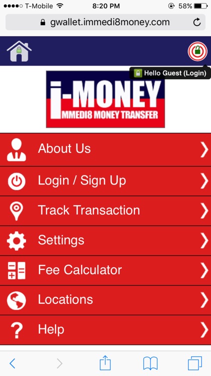 Immedi8 Money Transfer