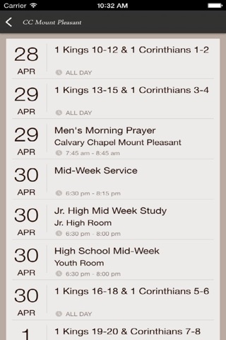 Calvary Chapel Mount Pleasant app screenshot 3