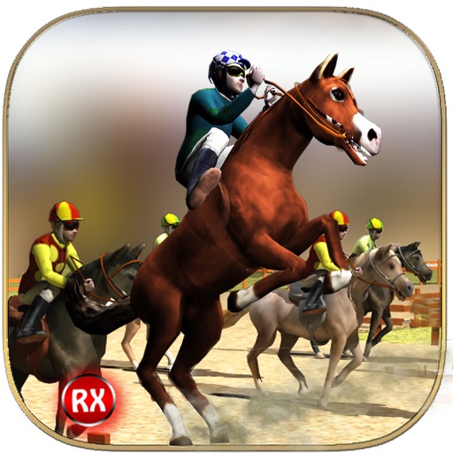 Horse Race Derby Action Icon