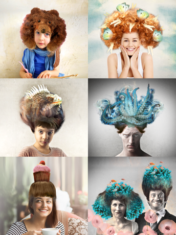 Surreal wigs – 面白いかつらはあなたの写真を編集しますのおすすめ画像1