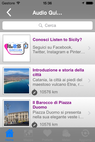 Audio Guide Catania screenshot 2