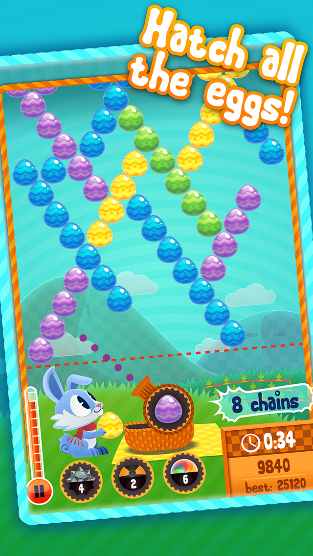 Bunny Bubble Shooter - Egg Shooting Game iPhone App