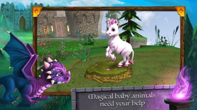 Fantasy Baby Animals - Care for unicorns, dragons and other cute creatures Screenshot 2