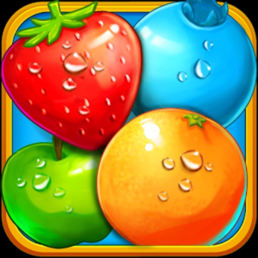 Candy Fruit Blitz-Race to Match 3 Fruits Free Game Icon