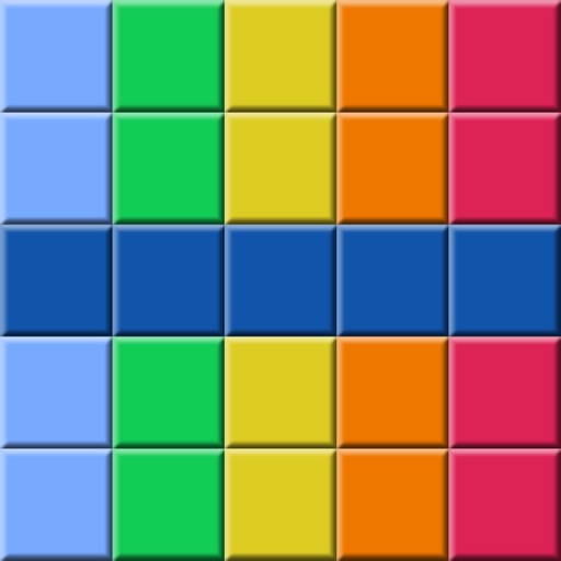 Line 'Em Up Free - Color Matching Arcade Game Icon