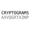 A cryptogram, sometimes called cryptoquip, is a word puzzle based on a phrase or quote that has been encrypted by letter substitution