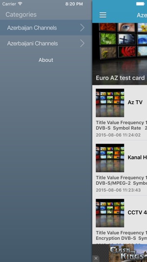 Azerbaijan TV Channels Sat Info(圖3)-速報App