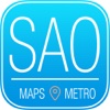 São Paulo Travel Guide with Metro Map and Route Planner Navigator