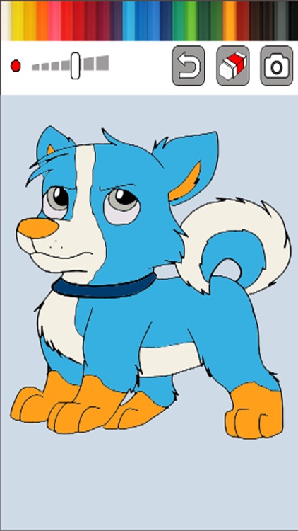 Colouring Kids Game for Paw Patrol Edition