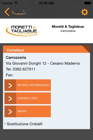 Carrozzeria Moretti Tagliabue screenshot 3