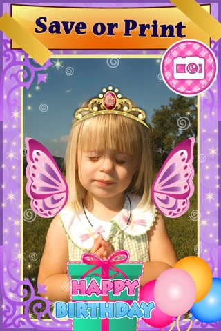 My Little Princess Photo Booth- Fairy tale dress up editor for girls screenshot 3