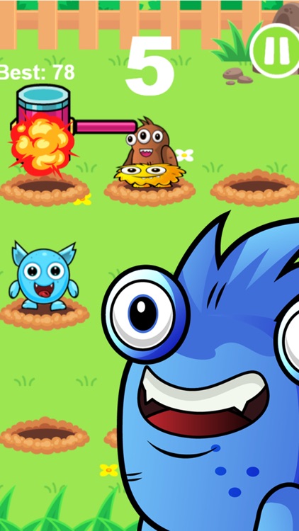 Whack An Alien Mole Invader - Smash The Cute Miner Invaders From Mars!