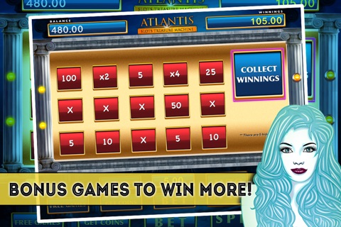 Atlantis Slots Casino - #1 Deluxe Adventure Spin by The Classic Wheel for Free screenshot 4