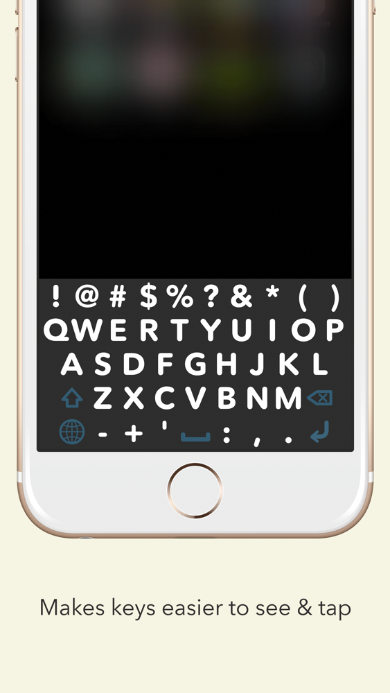 free big keyboard app for iphone