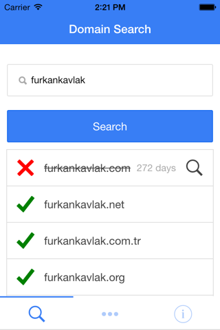 Domain Search screenshot 3