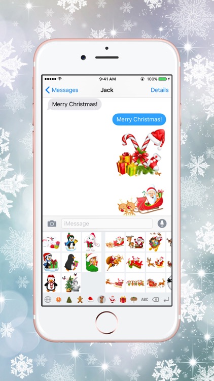 Christmas Sticker Keyboard