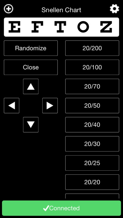 Eye Chart Premium Remote Control