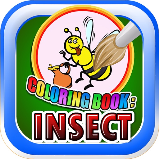 Coloring Book Insect icon