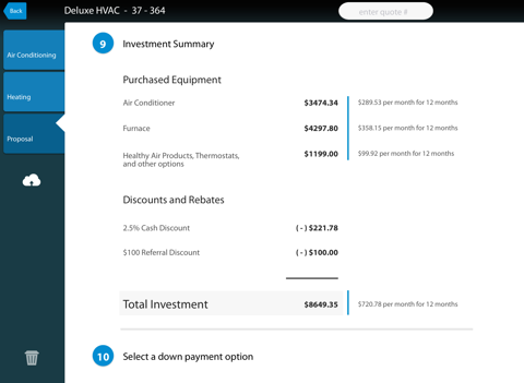 HVAC Proposal Builder Pro screenshot 4