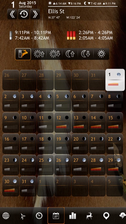 Solunar Calendar Best Hunting Times And Feeding By Sergey Vdovenko