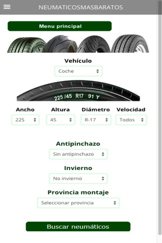 neumaticosmasbaratos screenshot 3