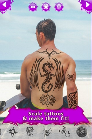 Tattoo Maker Photo Booth - A Catalog with awesome Fake Ink Designs screenshot 3