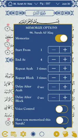 Game screenshot Quran by Heart Lite: Voice activated Quran Memorization mod apk