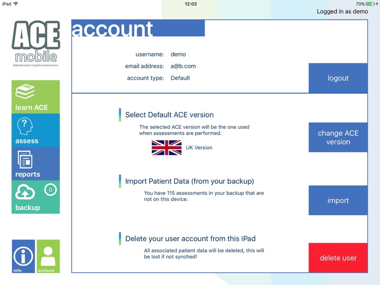 ACEmobile screenshot-3