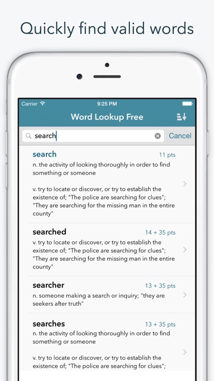 Word Lookup Free - Dictionary and Anagram Finder "for Words With Friends"