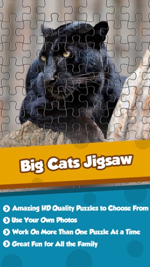 Big Cats Puzzle Pro - Forge The Jigsaw From Unscrambled Piec(圖1)-速報App