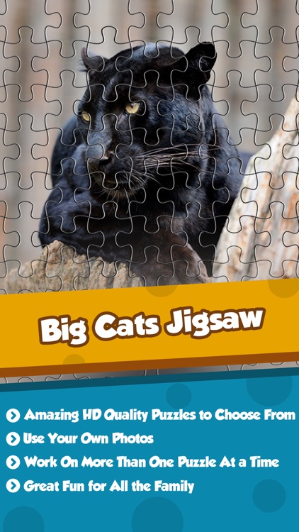 Big Cats Puzzle Pro - Forge The Jigsaw From Unscrambled Pieces