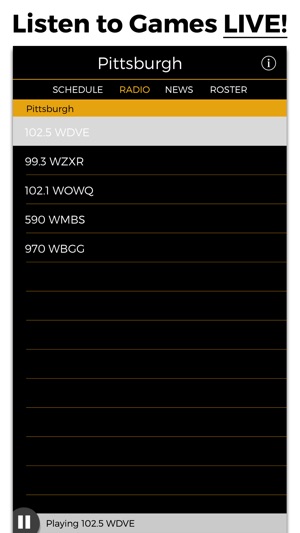 Pittsburgh Football Radio & Live Scores(圖1)-速報App