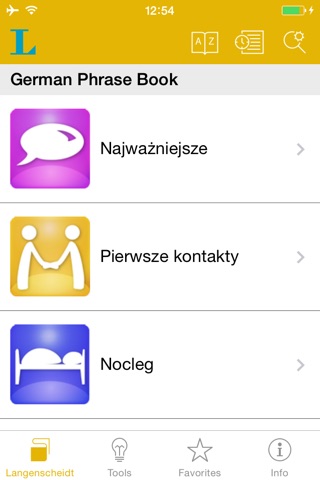 Rozmówki Langenscheidt. NIEMIECKI screenshot 2