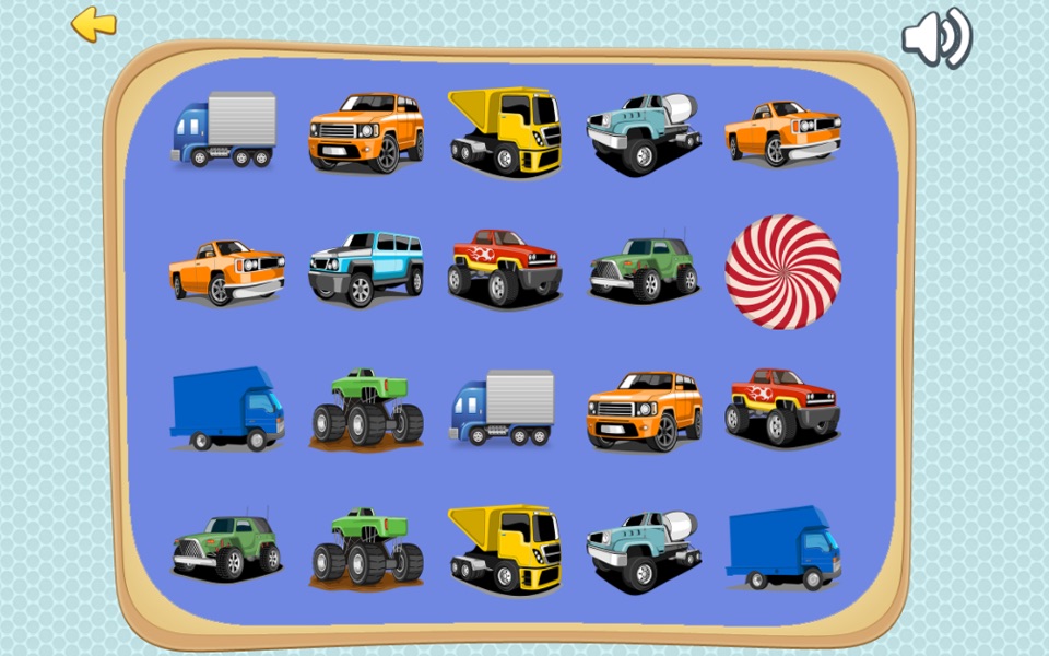 Best Fantasy Truck For Children Matching Cards Games screenshot 2
