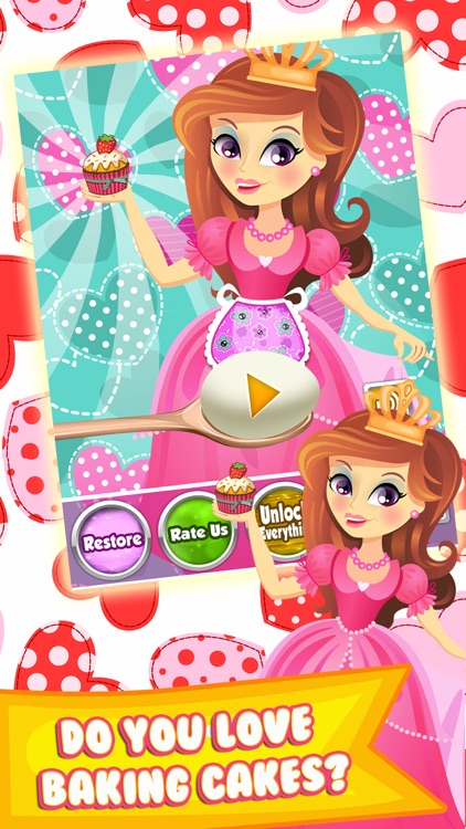 Princess Cake Maker Salon - Make Dessert Food Games for Kids!