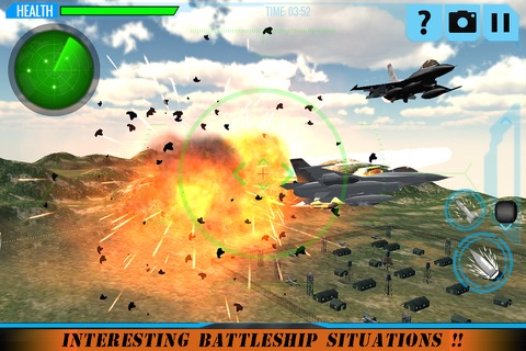 F18 Fighter Aircraft Jet Flying 3D screenshot 4