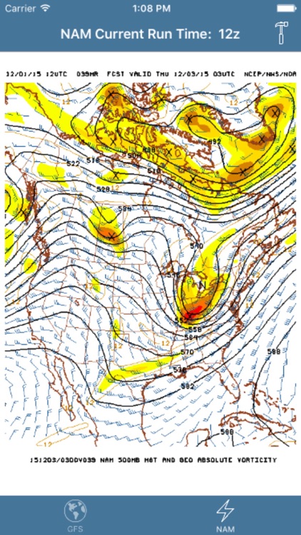WeatherMaps - Swipe Through The Latest Model Runs
